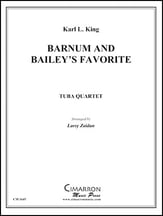 Barnum and Bailey's Favorite 2 Euphonium 2 Tuba Quartet P.O.D. cover